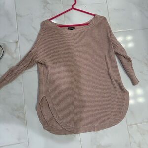 Pink express sweater